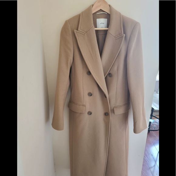 aritzia wilfred kerr wool coat camel - Picture 4 of 9